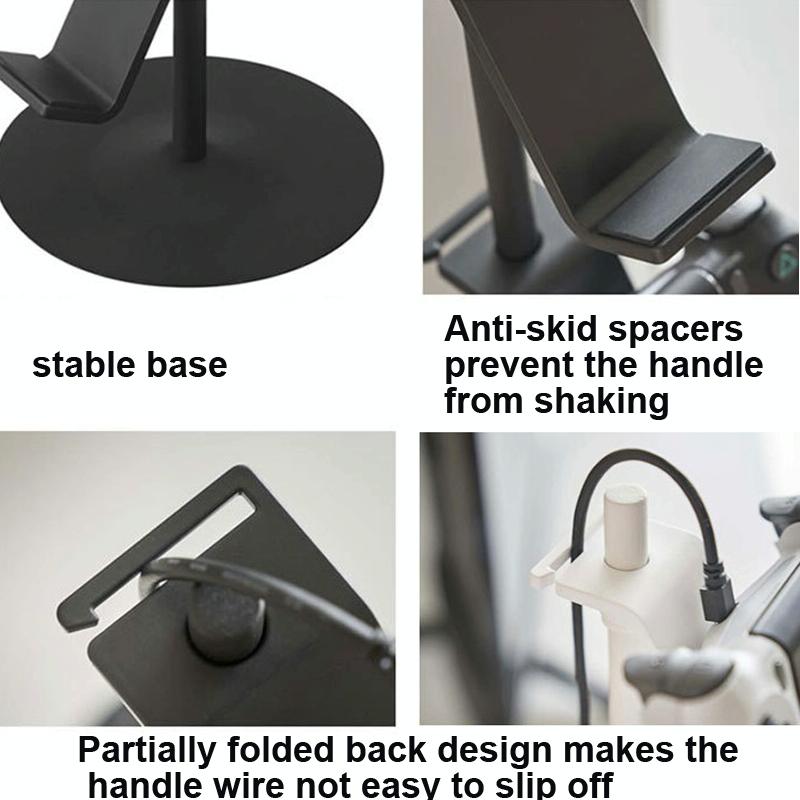 3-Tier Desktop Gamepad And Headphone Storage Rack - White-1915198262067990531