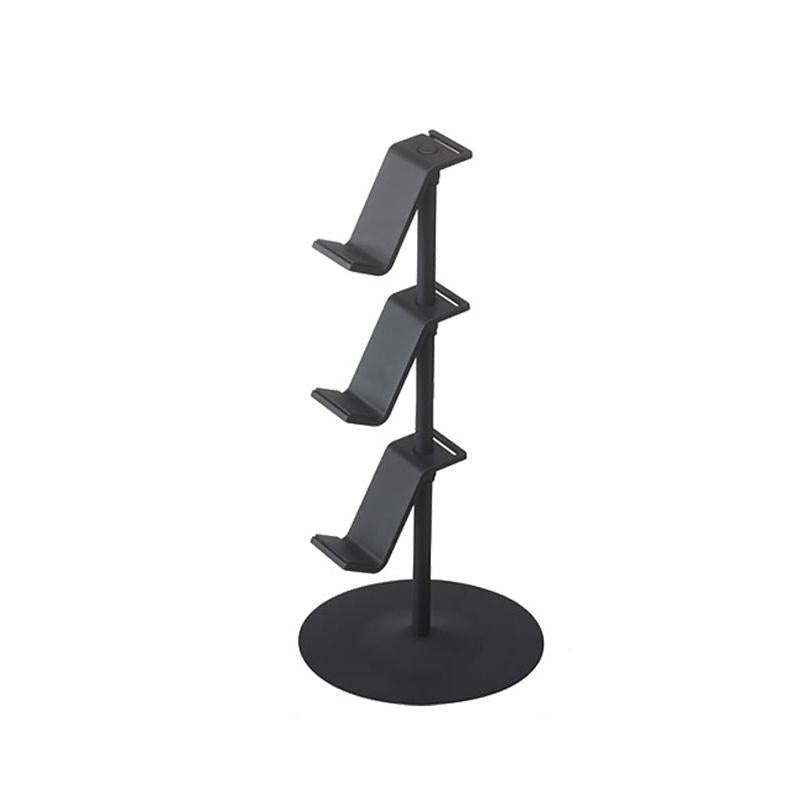 3-Tier Desktop Gamepad And Headphone Storage Rack - Black-1915198091028467718