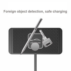15W Qi Car Wireless Charging Pad - 30Cm Short Cable Anti-Skid-1915198260776144899