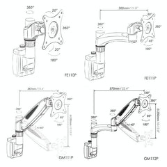 Adjustable Monitor Bracket For Easy Rotation And Sliding-1964932343009513474