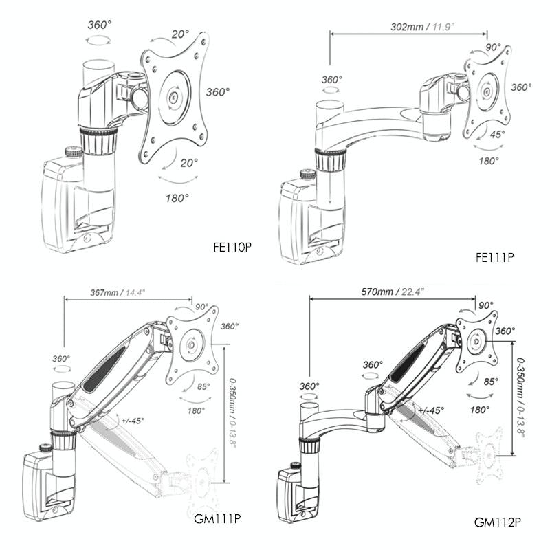 Adjustable Monitor Bracket For Easy Lifting And Rotation-1915198113291833346