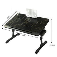 Foldable Bed Desk - Lifts For Easy Use-1964932274684301313