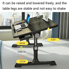 Foldable Bed Desk - Lifts For Easy Use-1964932274684301314