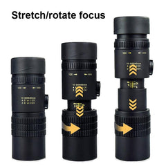 High Definition Monocular Telescope - 10-300X40 Bak4 Prism-1915198293391052801