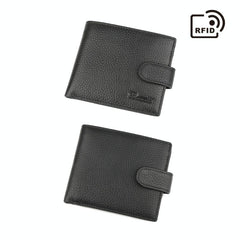 Rfid-Protected Men Short Wallet - Secure & Compact-1915198257408118786