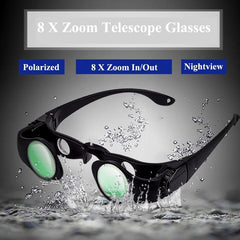 Zoomable Fishing Binoculars - 8X Magnification-1915198268443332609