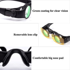 Zoomable Fishing Binoculars - Yellow Clip 8X Magnification-1915197955820883971