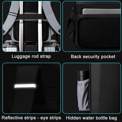 17.3 Gaming Backpack - Durable Hard Shell Black-1915197984627363842