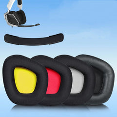 Pair Of Red Earpads For Corsair Void Pro Elite - Grid Bottom-1922443442651271169