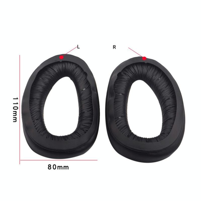 2-Pack Headphone Covers For Sennheiser Gsp Series - Black-1915197975295037442