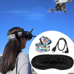 Fixed Strap For Dji Fpv Goggles V2 - Graffiti Headband-1964932317042577408