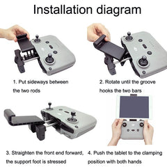 Remote Control Tablet Extension Bracket For Dji Mavic 3 / Air 2 / Air 2S / Mini 2 Style Large-1962691928520790022