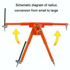 Metal Compass For Woodworking Decor Drawing-1915198283836428291