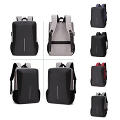 Hard Shell Backpack Alloy Frame Anti-Theft Computer Bag For Men Gray-1915198397380431873