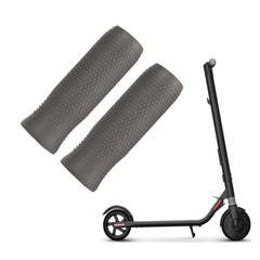 Silicone Handbar Cover For Ninebot Es Scooters - Gray Pair-1964932339280777216