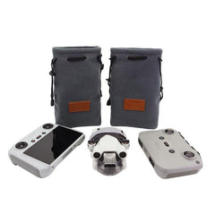 Flannel Storage Bag For Dji Mini 3 / Pro 2 - 2 Pcs With Paddle Tie Band-1915197689168007169