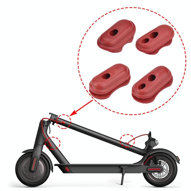 Universal 4-In-1 Silicone Port Cover For Xiaomi M365 Scooter-1964932331852664836