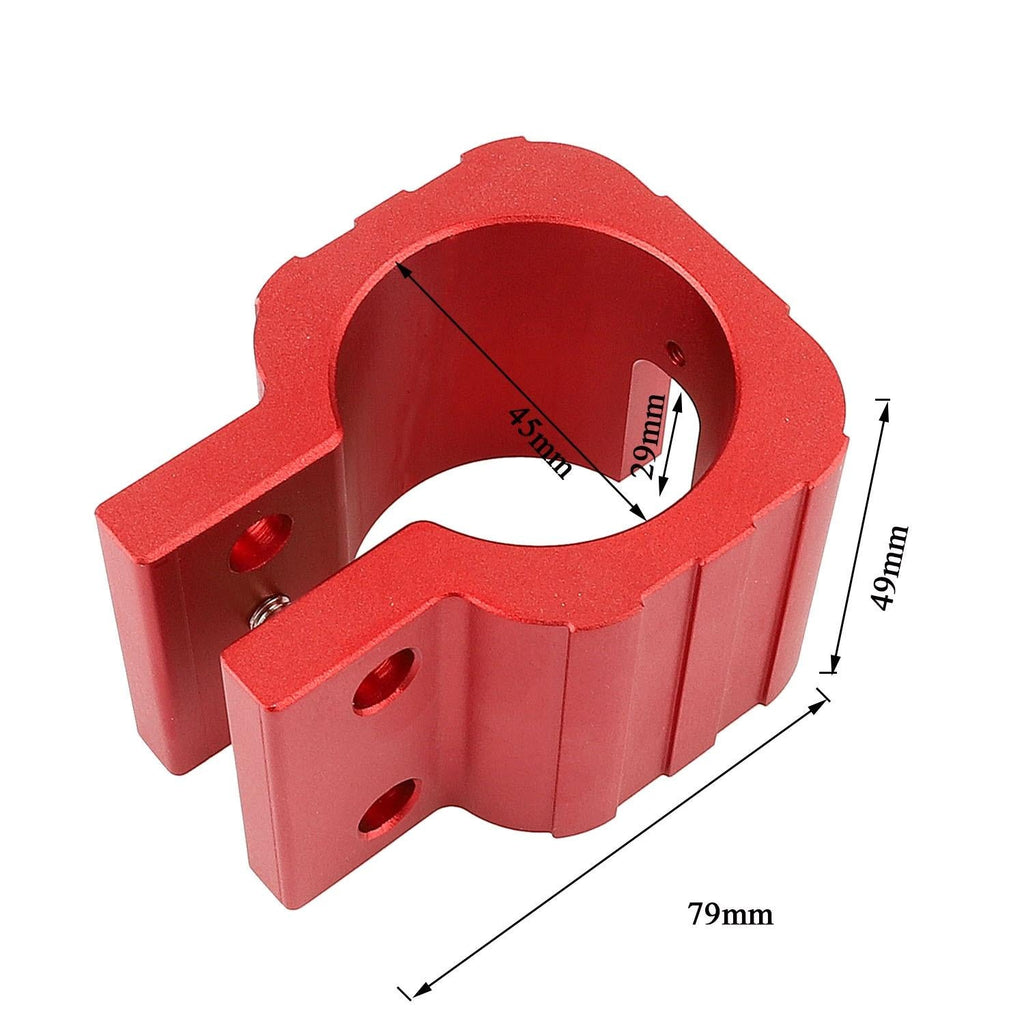 Black Folding Clamp For Electric Scooter - Zero 8X 10X 11X Dualtron Dt3 Thunder-1964932317478785026