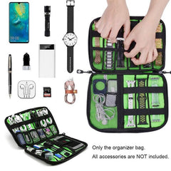 Portable Multifunctional U Disk Storage Bag For Mobile Phone Accessories - Grey-1964932291679621124