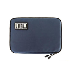 Portable Mobile Phone U Disk Storage Bag - Multifunctional Navy-1964932273757360128