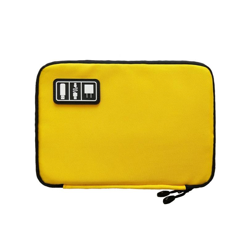 Portable Multifunctional U Disk Storage Bag For Mobile Phone Accessories - Yellow-1964932358067064838