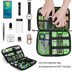 Portable Multifunctional U Disk Storage Bag For Mobile Phone Accessories - Pink-1964932301724979204