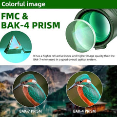 High Power Hd Monocular With Night Vision Clip & Tripod - 40X60-1915198133508378628