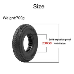 Xiaomi Scooter 8 Hollow Solid Rubber Tire - 8 Size-1964932335245856770