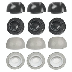 2-Pack Memory Foam Ear Caps For Tws Airpods Pro - Black Medium-1915198114483015681