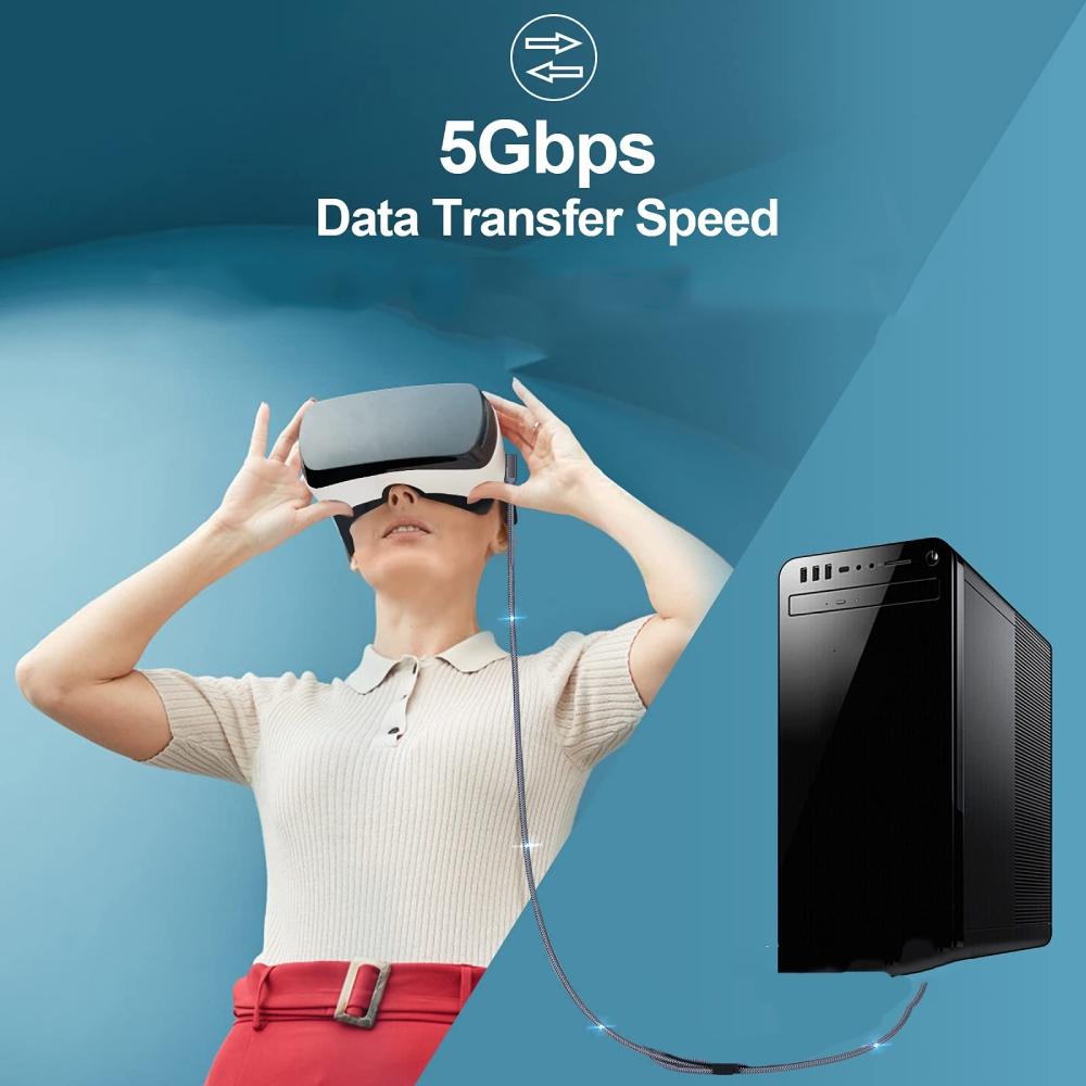 Aluminum Vr Link For Oculus Quest 2 - 5M-1915198273803653121