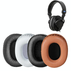 2-Pack Black Headset Earmuffs For Sony Mdr-7506 / V6 / 900St With Stitching-1915198122678685697