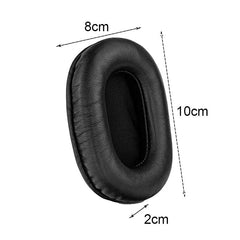 2-Pack Headset Earmuffs For Sony Mdr-7506 / V6 / 900St - Brown Stitching-1964932292887580674