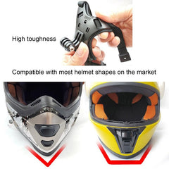 Motorcycle Helmet Mount For Action Camera And Phone-1964932289653772294