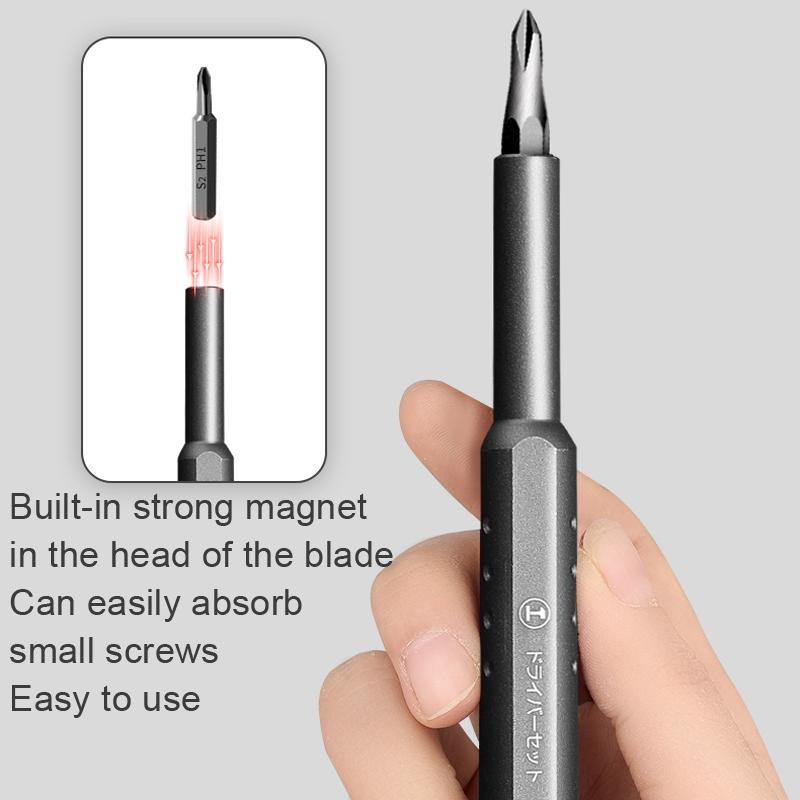30-In-1 Aluminum Barrel Screw Knife Set For Disassembly And Maintenance-1915198112213897218