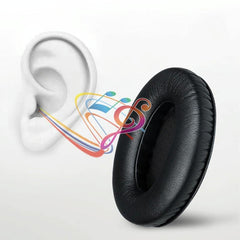 Breathable Foam Headphone Sleeves For Sennheiser Hd200 Pro - 2 Pack-1915197960992460803
