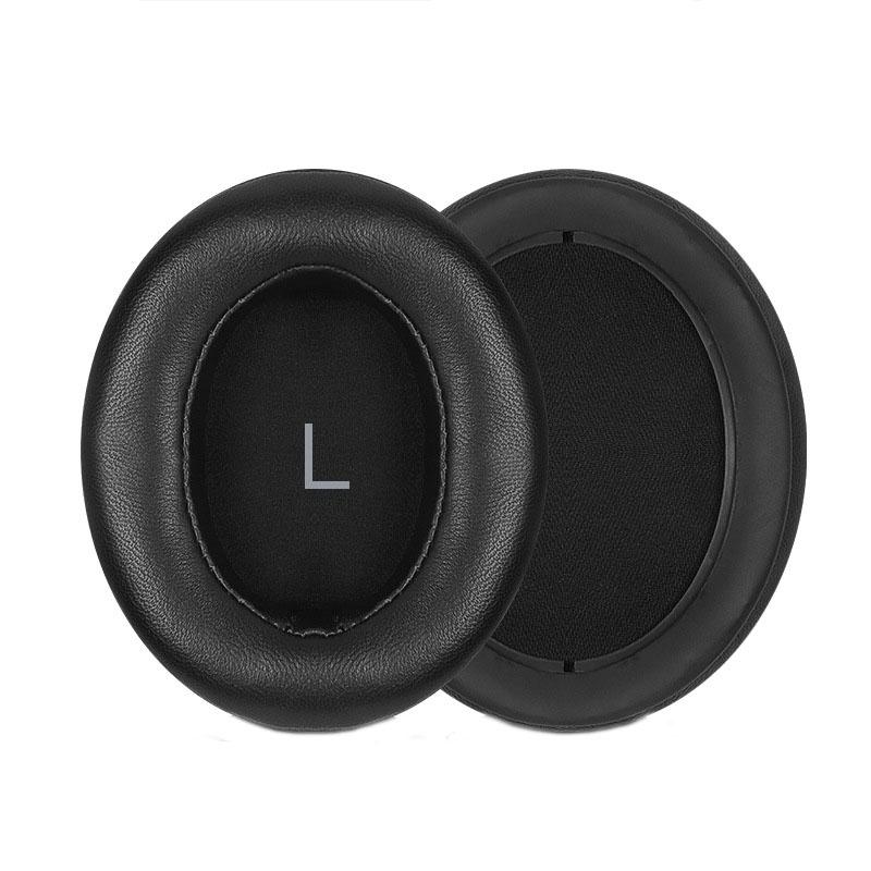 Breathable Foam Headphone Earmuffs For Sennheiser Momentum 3 - Black Lambskin 2 Pcs-1915198109546319872
