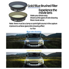 Gold Brushed Lens Filter For Dji Avata Drone-1915197702883381253