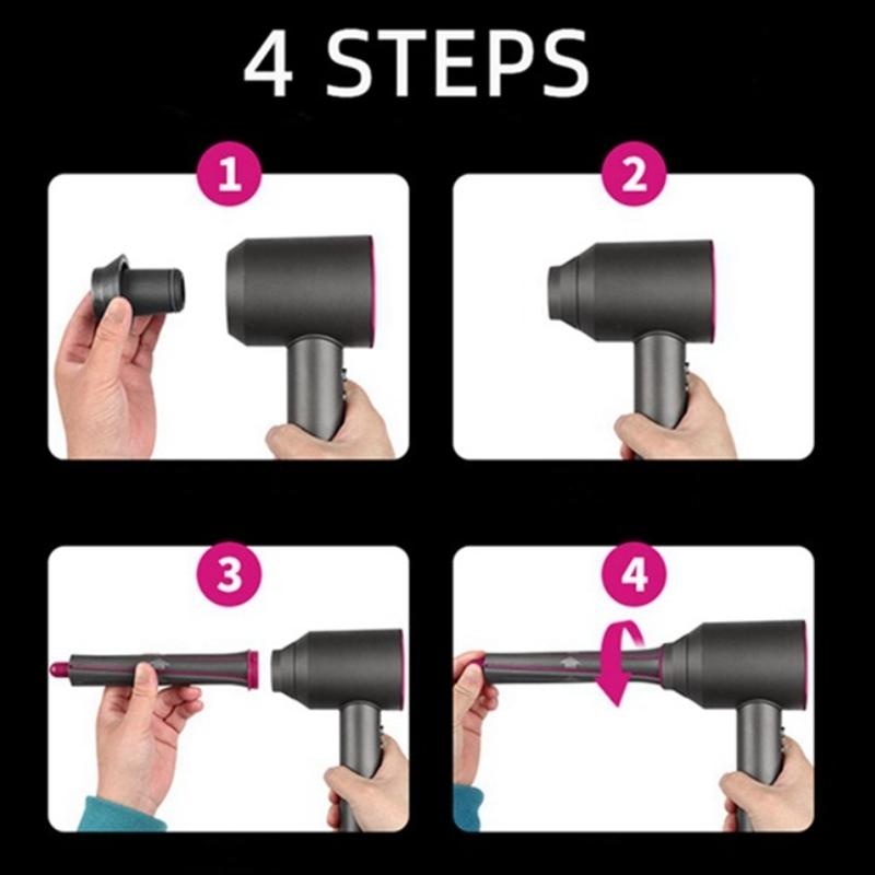 Long Barrels For Dyson Hair Dryer - Curling Iron Accessory Pair-1922443454550511620