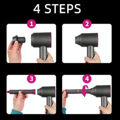 Long Barrel Pair & Adapter For Dyson Hair Dryer - Curling Iron Accessory-1915197793920749572