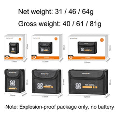 Explosion-Proof Bag For Dji Avata With Battery Protection - 3 Batteries-1915197992663650309