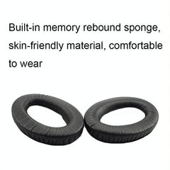 2-Pack Headset Earmuff Covers - Black Velvet For Sennheiser Pxc Series-1915198111177904130