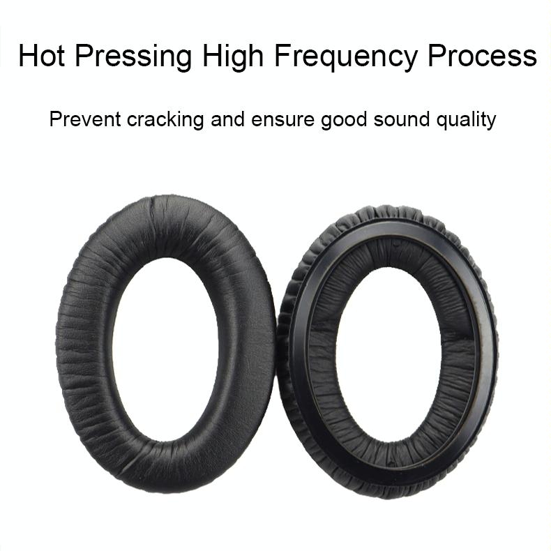 2-Pack Headset Earmuff Covers - Black Velvet For Sennheiser Pxc Series-1915198111177904131