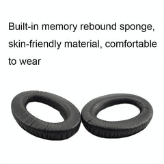 Sennheiser Pxc450 / Pxc350 / Pc350 Headset Earmuffs - 2 Pack Wrinkled Leather-1915197622596014082