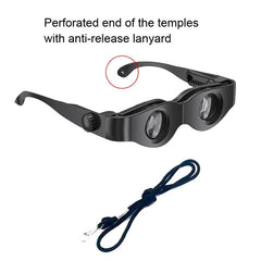 Adjustable Focus Binoculars With Glass Lenses - Grey & Yellow-1915197634730135555
