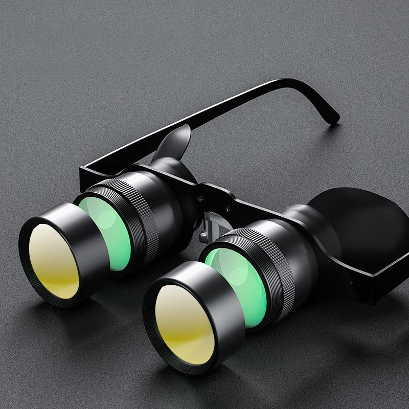 10X Hd Adjustable Focus Fishing Binoculars With Polarized Yellow Lens-1915197963379019782
