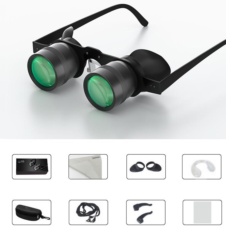 10X Hd Adjustable Focus Fishing Binoculars With Polarized Yellow Lens-1915197963379019777