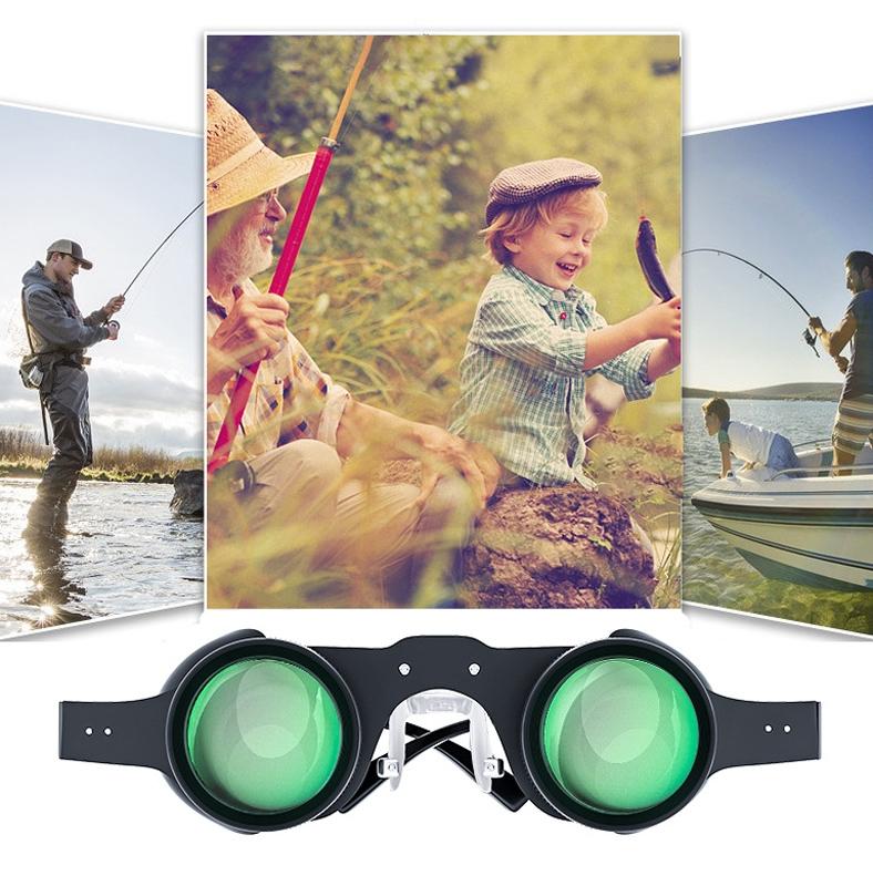 10X Hd Adjustable Focus Fishing Binoculars With Polarized Yellow Lens-1915197963379019778