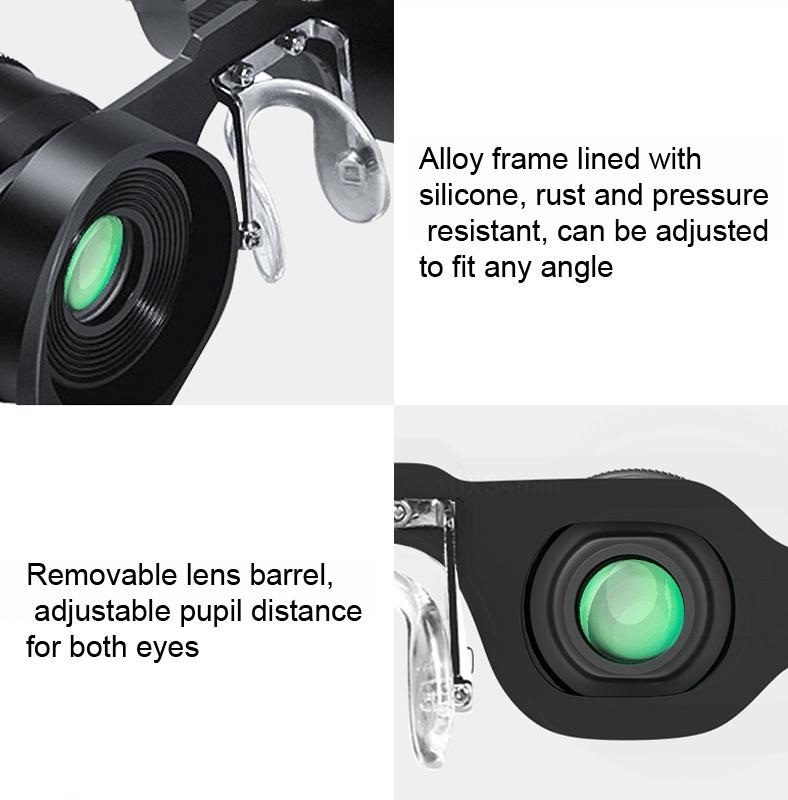 10X Hd Adjustable Focus Fishing Binoculars With Red Polarized Lens-1915197800115736580