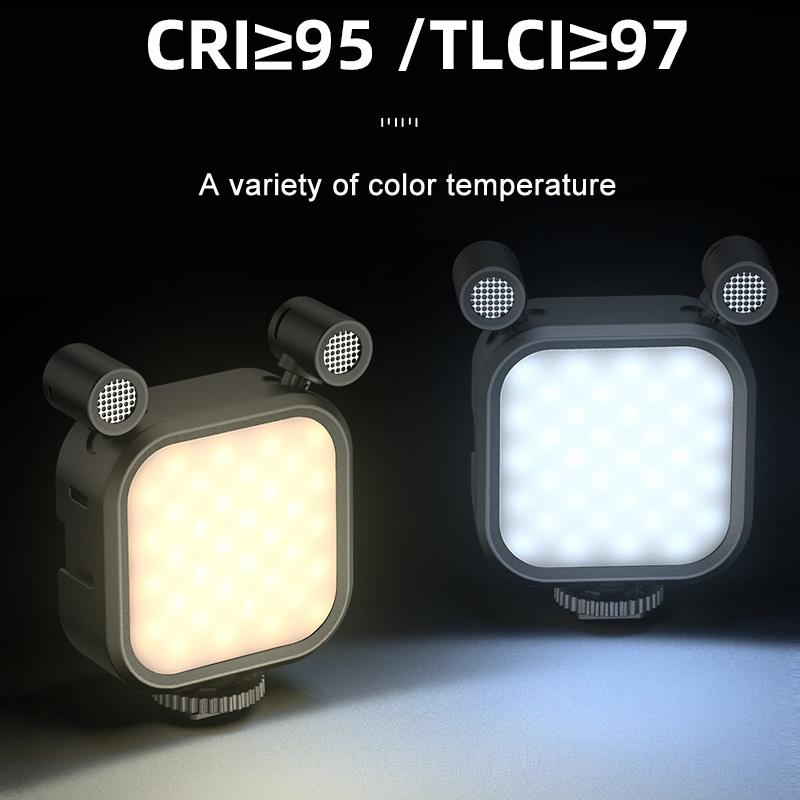 Multi-Angle Stereo Microphone With Lights - Three Temperature Options-1915198121781104643
