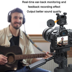 Multi-Angle Stereo Microphone With Lights - Three Temperature Options-1915198121781104644